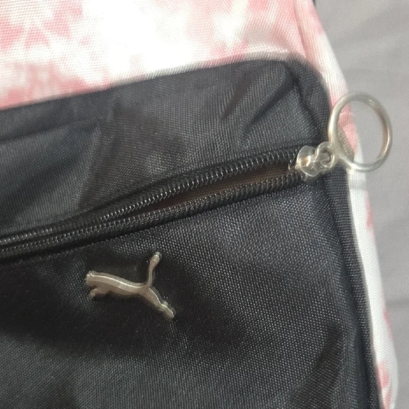 Puma Pink Tie-Dye and Black Backpack - Picture 4 of 5